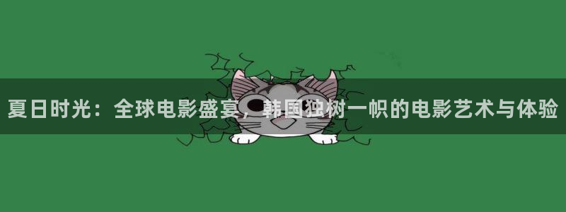 天天影院在线看电视剧：夏日时光：全球电影盛宴，韩国独树一帜的电影艺术与体验
